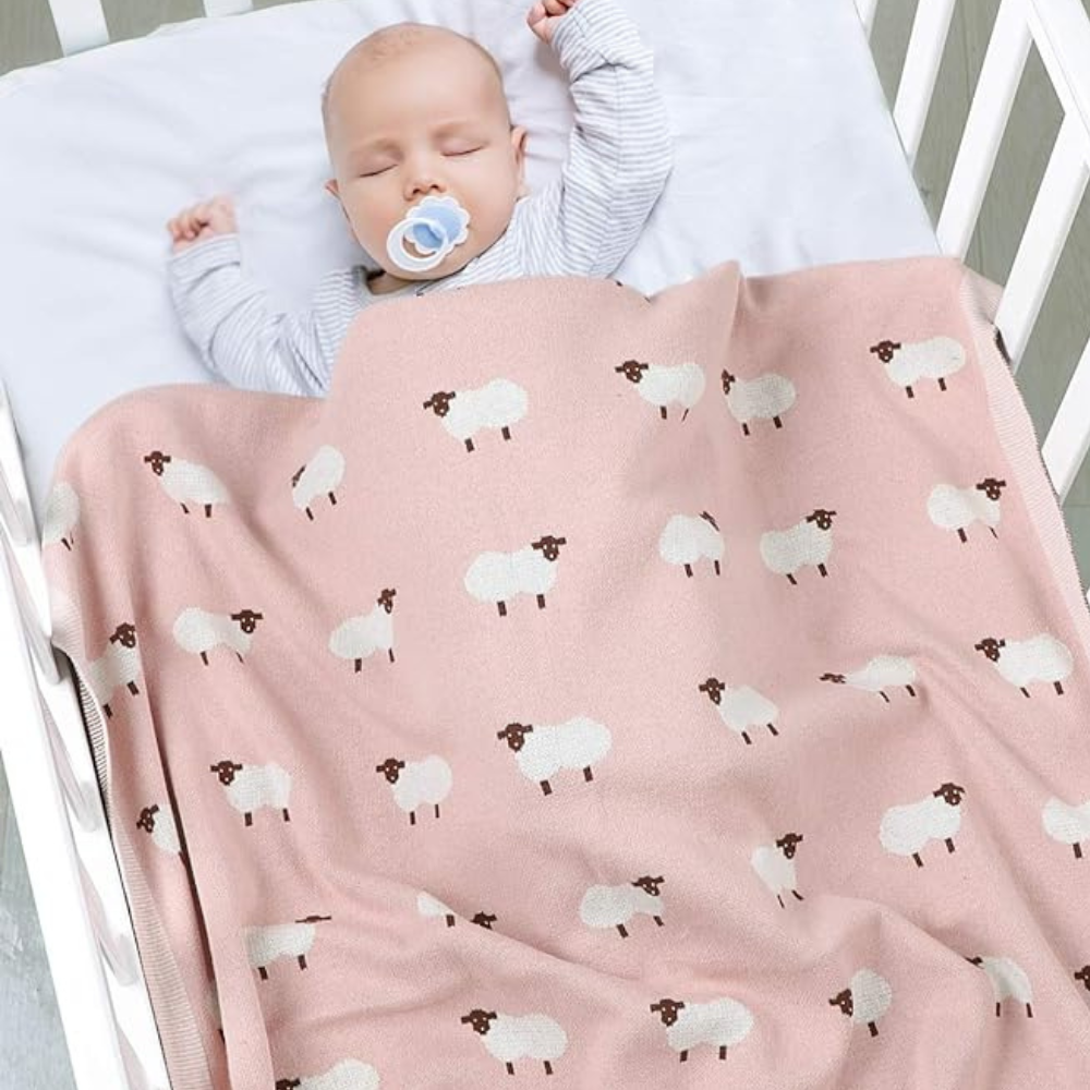 Cotton Cozy Sheep Blanket