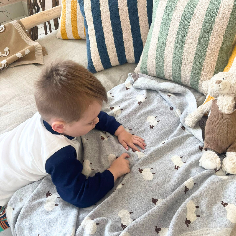 Cotton Cozy Sheep Blanket